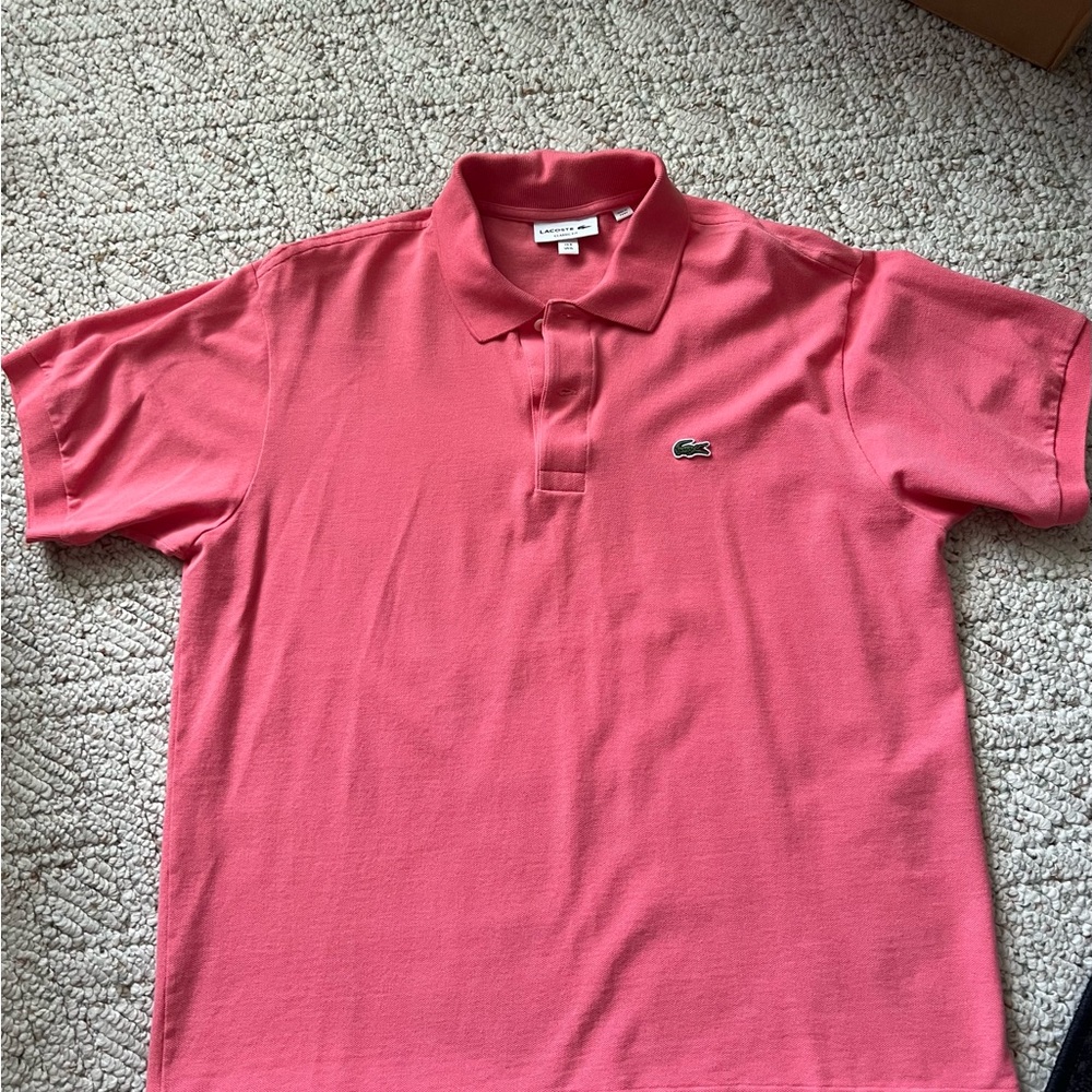Lacoste Classic Fit Coral Polo